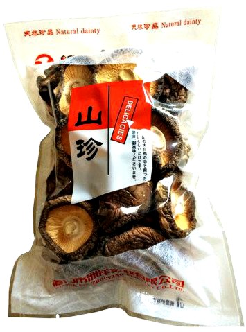 Sušené huby Shiitake z Číny Xiamen 85g