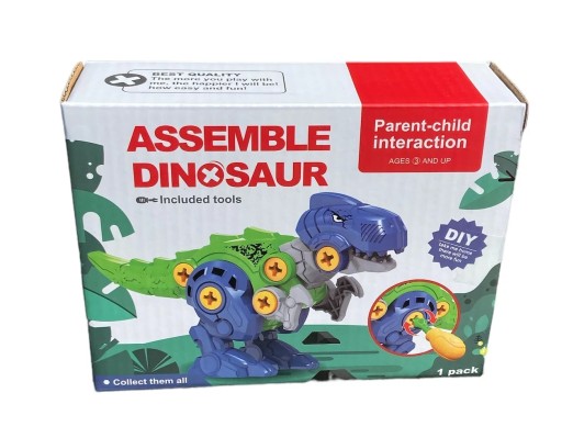 Dinosauria stavebnica na montáž kociek