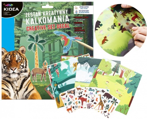 OBTISKY CREATIVE SET ANIMALS KIDEA
