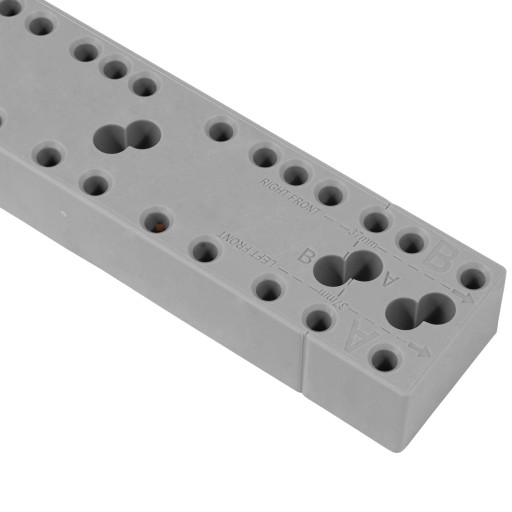Dištančná lišta pre vedenie zásuviek 25mm - šedá