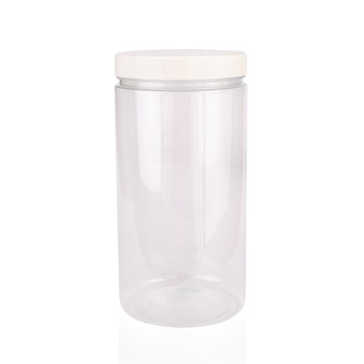 PET plastová krabička 1500ml s bielym PP uzáverom