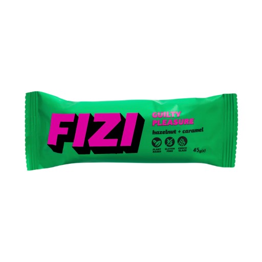 FIZI Tyčinka lieskový orech+karamelová 45g BEZ CUKRU