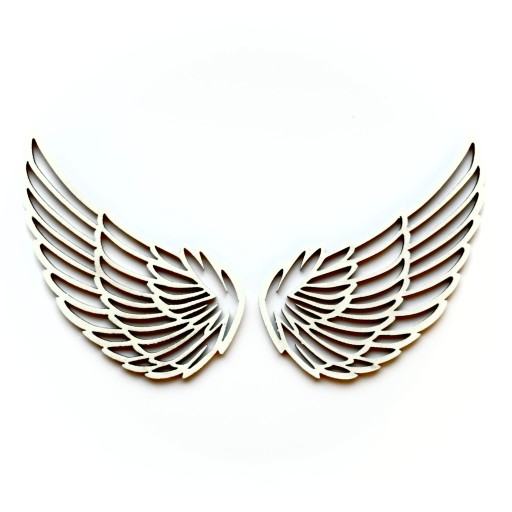 Angel Angel Wings Single 6 ks Biela