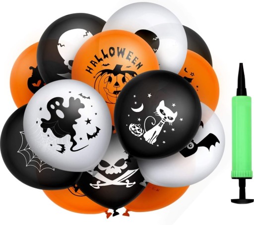 Halloween Balloons Tekvica Ghost Blood MIX Set 15 ks.