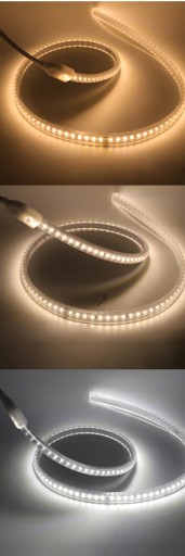 LED pásik 230V 6W/M Vodotesné vonkajšie FARBY