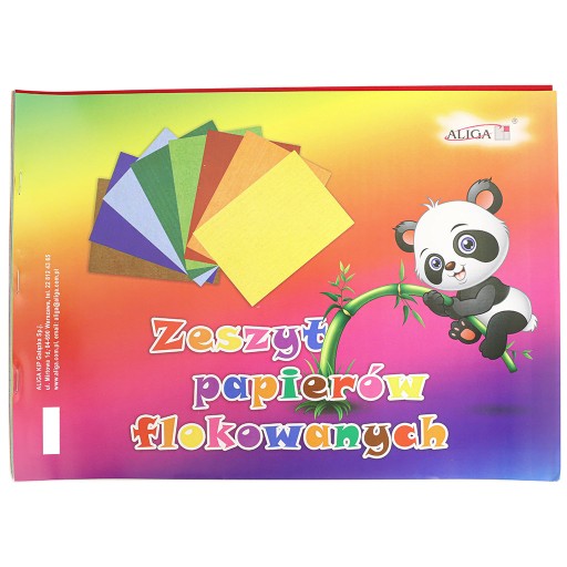 zošit flokulovaných papierov 17x25cm ZPF-8507