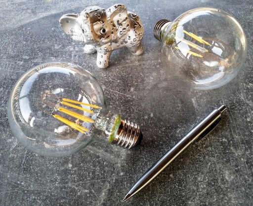 VEĽKÁ DEKORATÍVNA ŽIAROVKA G80 LED EDISON 10W E27 RETRO