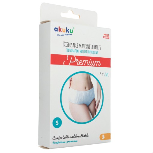 Akuku jednorazové popôrodné nohavičky S 5 ks.