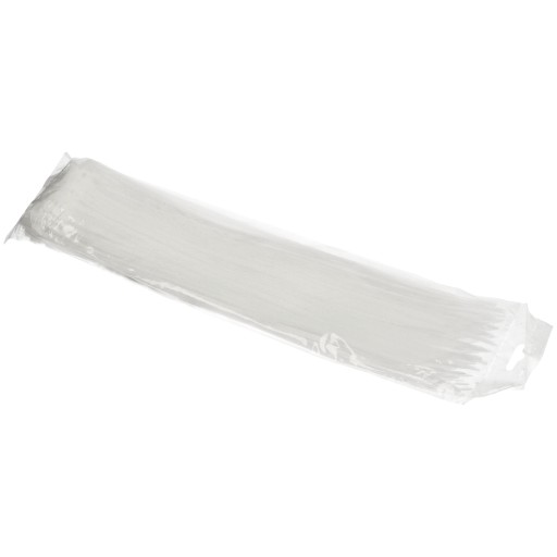 Sťahovacie pásky 4,6x350mm Biele 100 ks