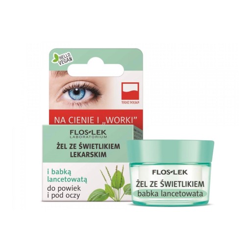 Floslek Očný gél 10g obočia a plantain