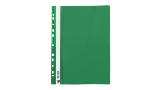 Tres A4 zasúvacia zložka PVC zelená 10 ks.