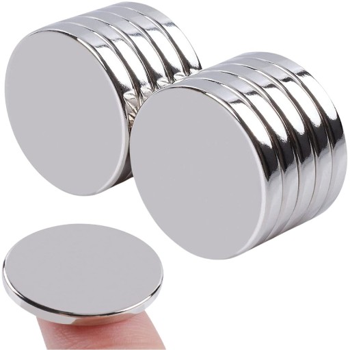 Cylindrický okrúhly neodýmový magnet na dosky, veľký, silný, 15x2 mm, sada