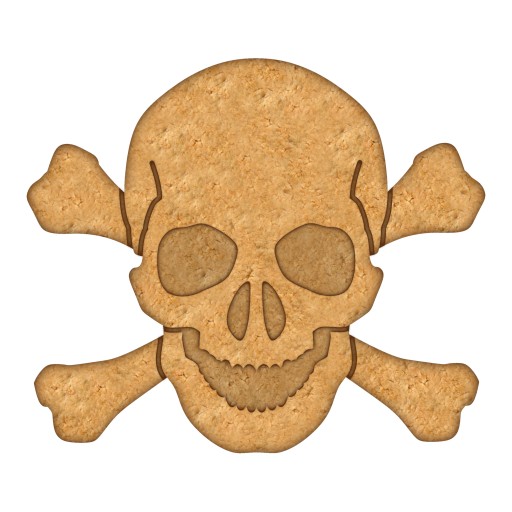 Halloweenska forma na vykrajovanie lebiek 6 8cm
