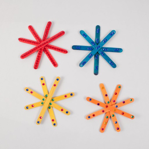 DIY Kreatívna zábava Drevené špachtle