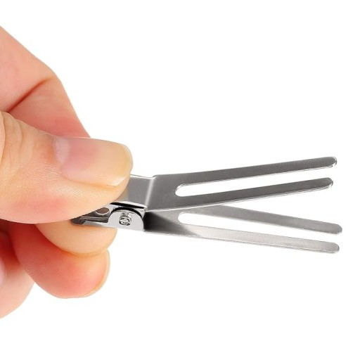 Kovové dvojité kadernícke spony Sponky do vlasov 10 kusov 4,5 cm