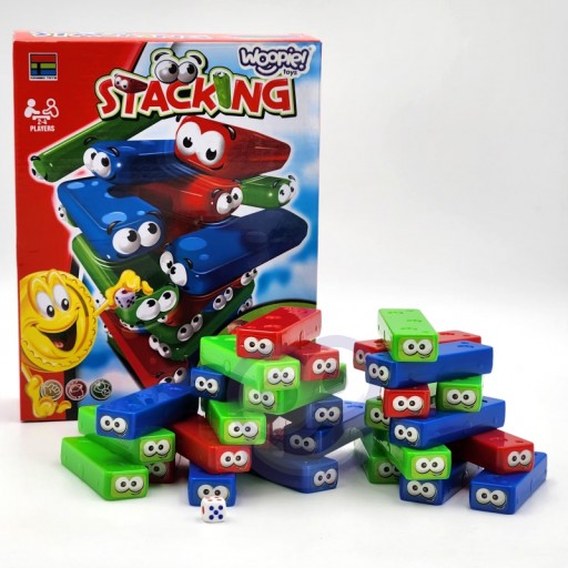 HRA WICKING TOWER WORMS ARKÁDOVÁ PUZZLE 3D ROVNOVÁHA
