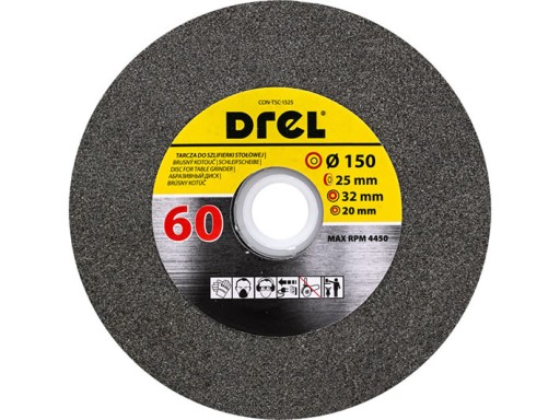 Brúsny kotúč Brúsny kameň do brúsky METAL 150x32x25 P60
