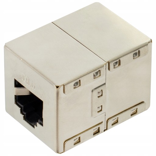 Adaptér valcového konektora počítača RJ45 FTP kat.6