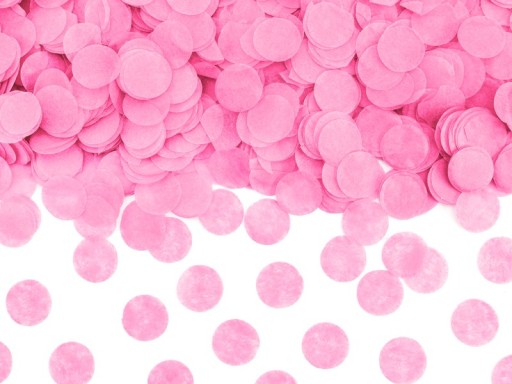 RUŽOVÁ KONFETTIOVÁ STRÚĽKA PRE JEDNOROČNÉ DIEVČATÁ GENDER REVEAL 60 CM