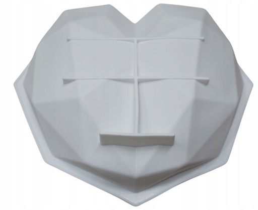 SILIKÓNOVÁ FORMA, 3D SRDCE, VEĽKÁ NA PEČENIE TORT