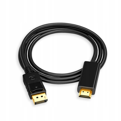 DISPLAYPORT KÁBEL pre HDMI DP 2m 4K FULL HD ULTRA HD OBRAZ + ZVUK