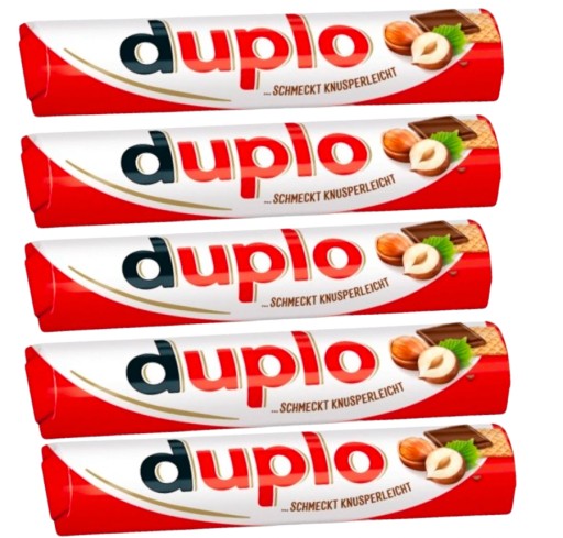Orieškové tyčinky Ferrero Duplo Oblátky v mliečnej čokoláde 91g deti