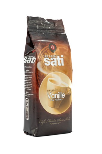 Vrecúško na mletú kávu Sati Vanilka 250g