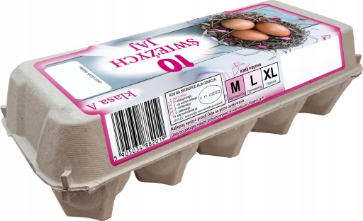 Univerzálne balenie čerstvých vajec na 10 vajec STP-LINE - 10 ks.
