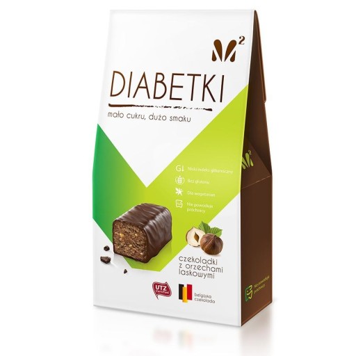 Orieškové čokolády bez cukru 100g DIABETKI