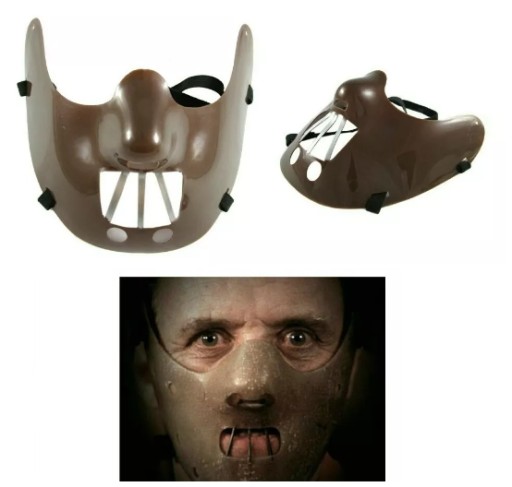 HANNIBAL LECTER MASKA TICHO HALLOWEENSKÝCH LAHANKOV