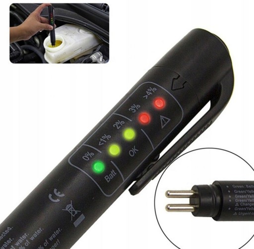 TESTER BRZDOVEJ KVAPALINY LED BODOMETER 3 4 5