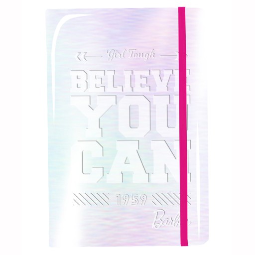 HOLOGRAFICKÝ NOTEBOOK A5 PASO BARBIE BAF-3680