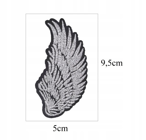 SILVER Wings TERMO nášivka 9,5cm