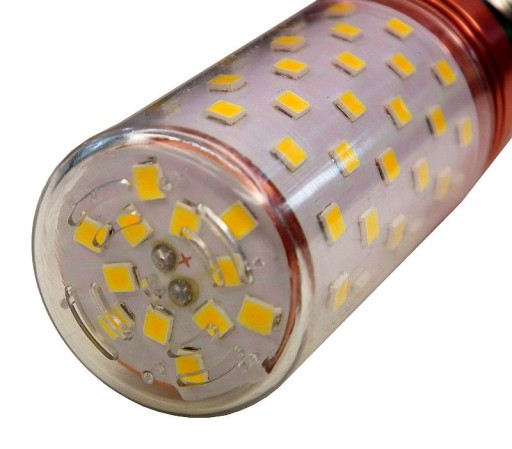 LED žiarovka E14 16WAT úzka sviečka silná TEPL