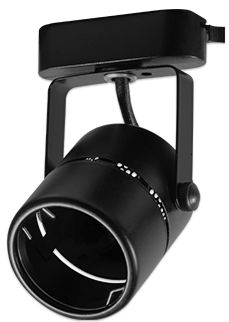 Pásový reflektor s objímkou GU10, 60 mm, čierny
