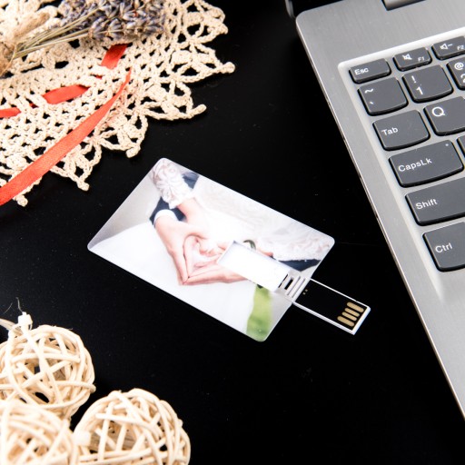 Pendrive karta 4 GB 2.0 s UV potlačou SVADBA + KRABIČKA DARČEK GADGET
