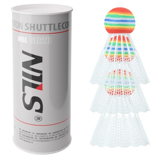 NILS NBL6020 NYLONOVÉ ŽALÚZIE 3 KUS BADMINTONOVÉ ŽALÚZIE SET