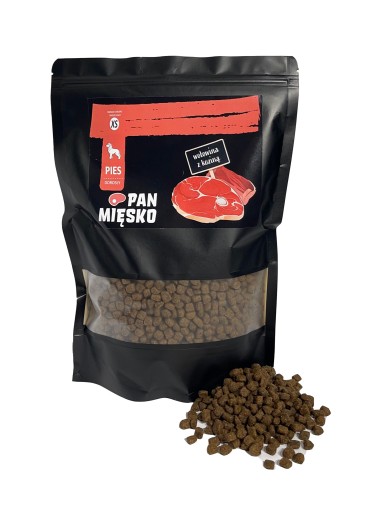 Pan Mięsko suché krmivo pre psov hovädzie a kozie XS 1kg