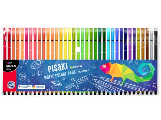 FILTRAČNÉ PERÁ V PÚZRIKU - 36 farieb + omaľovánka