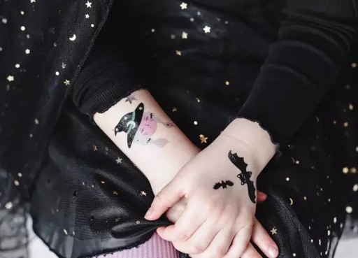 UMÝVAJÚCE SADY TETOVANIA HALLOWEEN BATS
