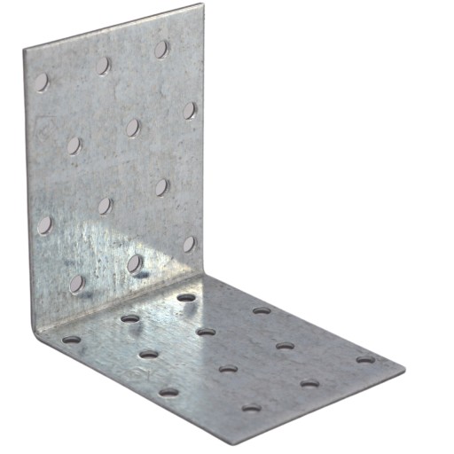 Oceľová uhlová konštrukčná spojka pozinkovaná 80x80x60 mm silné uholníky
