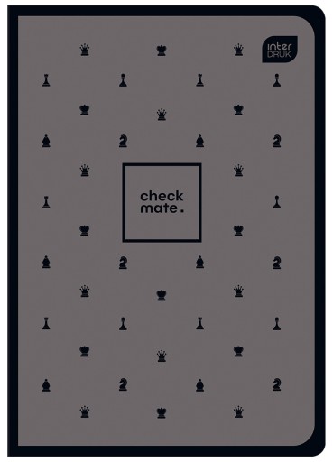 Zápisník A5/60k, Soft Touch line, Šach, Interprint