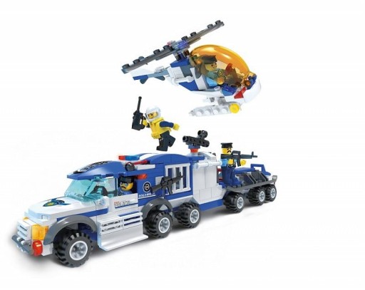 Bloky Bloky Police Transport 2v1 86 prvkov