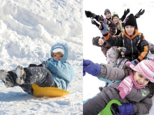 Jabłuszko KID šmykľavka pre deti Sleigh Slide