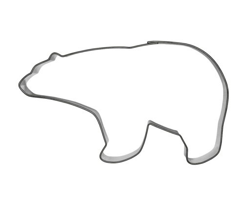 Forma na ľadového medveďa 12 cm - medvedík, medvedík
