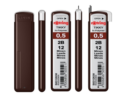 Rotring Tikky tuhy 0,5 mm 2B S0312630
