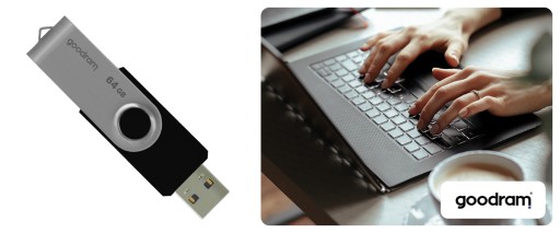 Pendrive GOODRAM 64GB UTS2 USB 2.0 čierny