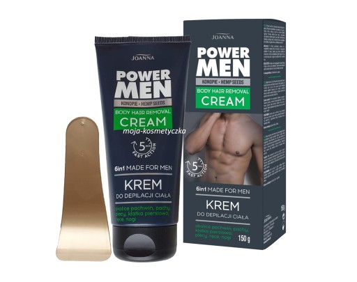 Joanna Power Men telový depilačný krém 150g