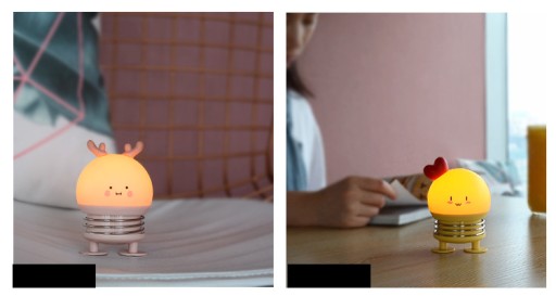 BEZDRÔTOVÁ LED NOČNÁ LAMPA PRE DETI Kuriatko