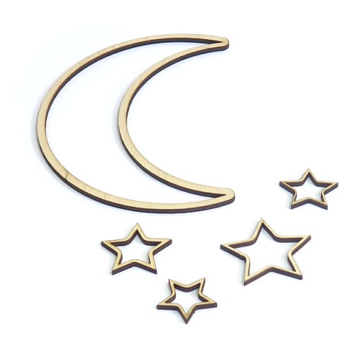 PREHLIADKOVÁ ZÁKLADNA PRE DREAMCATCHER MOON + STARS MA54